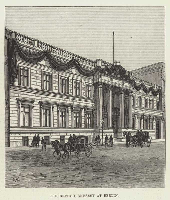 Den britiske ambassaden i Berlin av Frank Watkins
