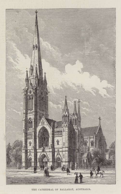Katedralen i Ballarat, Australia av Frank Watkins