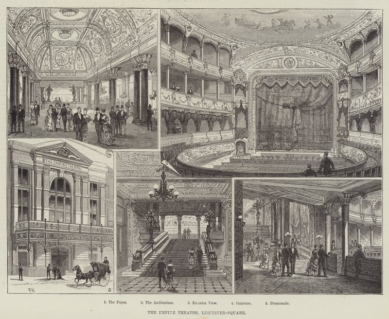 Empire Theatre, Leicester-Square av Frank Watkins