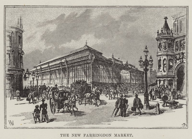 Det nye Farringdon-markedet av Frank Watkins