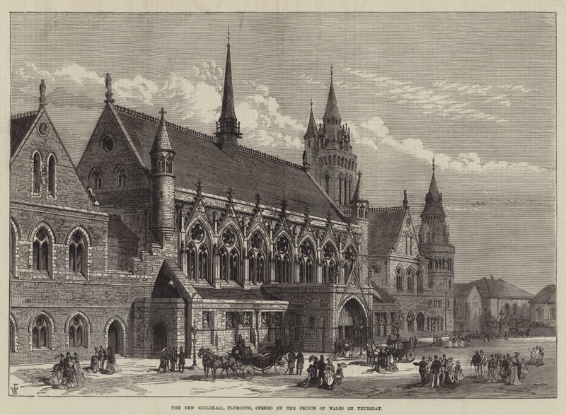 The New Guildhall, Plymouth, åpnet av prinsen av Wales torsdag av Frank Watkins