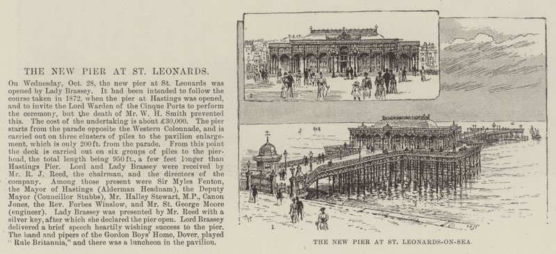 Den nye bryggen ved St Leonards-on-Sea av Frank Watkins