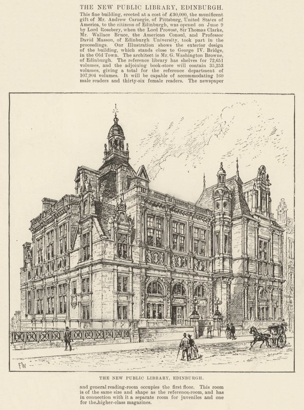 The New Public Library, Edinburgh av Frank Watkins