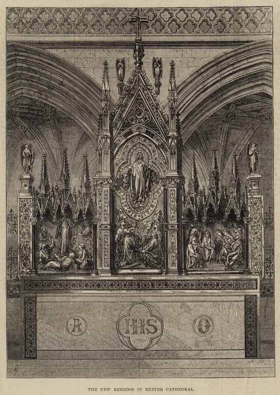 The New Reredos i Exeter Cathedral av Frank Watkins