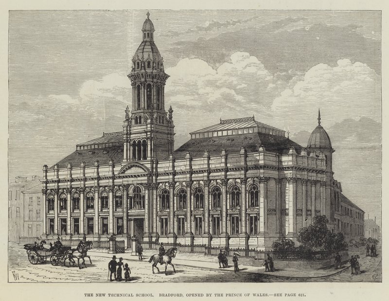 The New Technical School, Bradford, åpnet av Prince of Wales av Frank Watkins