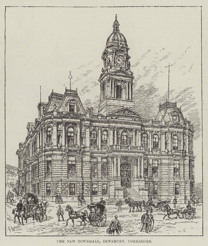 The New Townhall, Dewsbury, Yorkshire av Frank Watkins