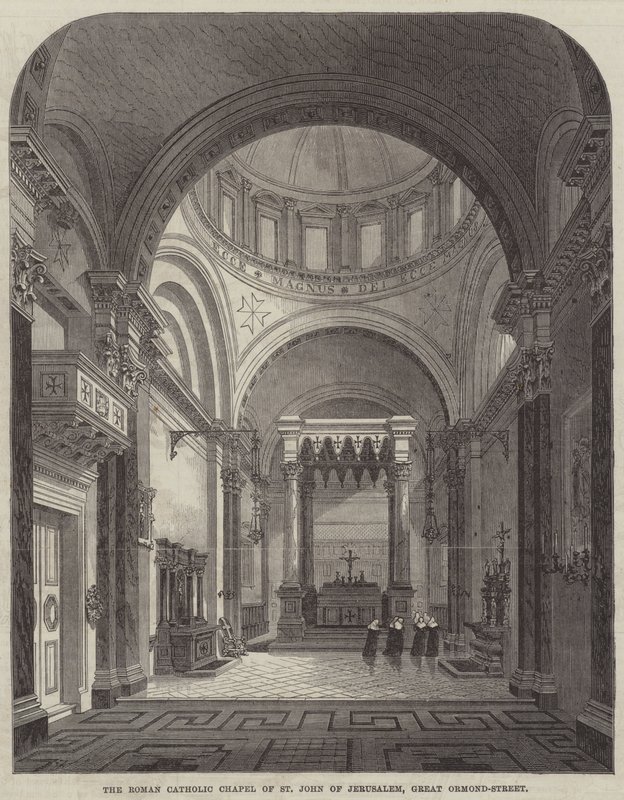 Det romersk-katolske kapellet St John of Jerusalem, Great Ormond-Street av Frank Watkins