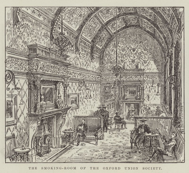 The Smoking-Room til Oxford Union Society av Frank Watkins