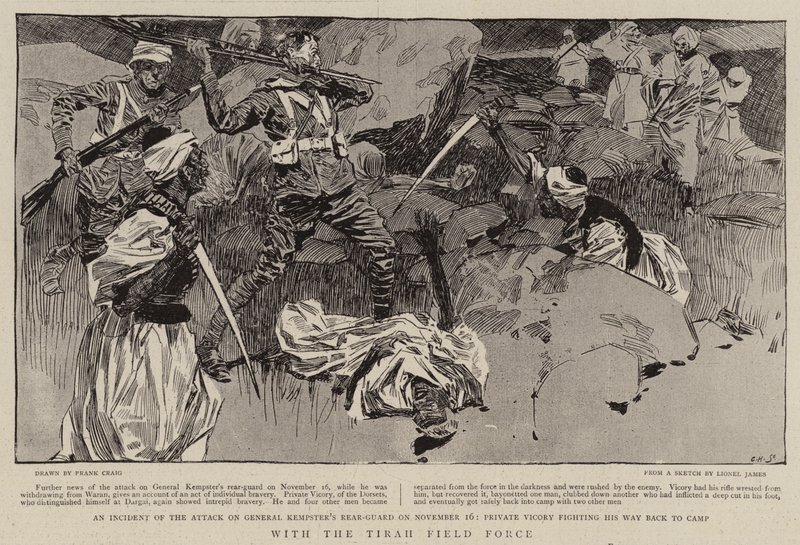 Med Tirah Field Force av Frank Craig