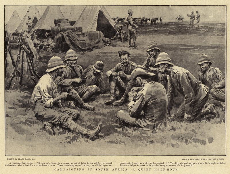 Kampanjer i Sør-Afrika, en stille halvtime av Frank Dadd