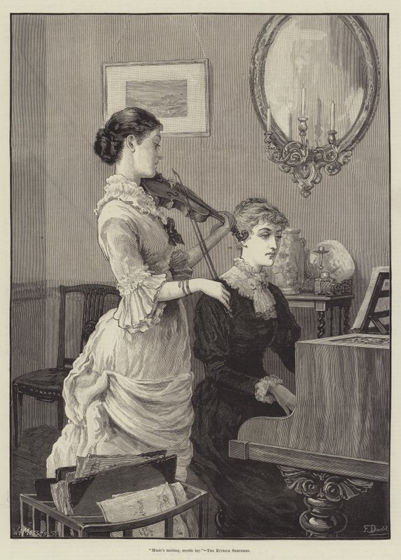 Musikkens smeltende, mystiske leke, Ettrick Shepherd av Frank Dadd