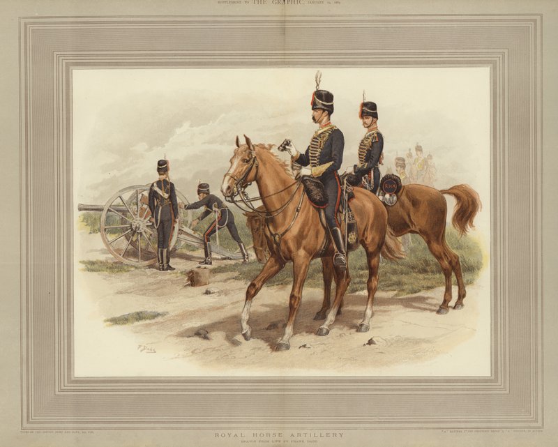 Royal Horse Artillery av Frank Dadd
