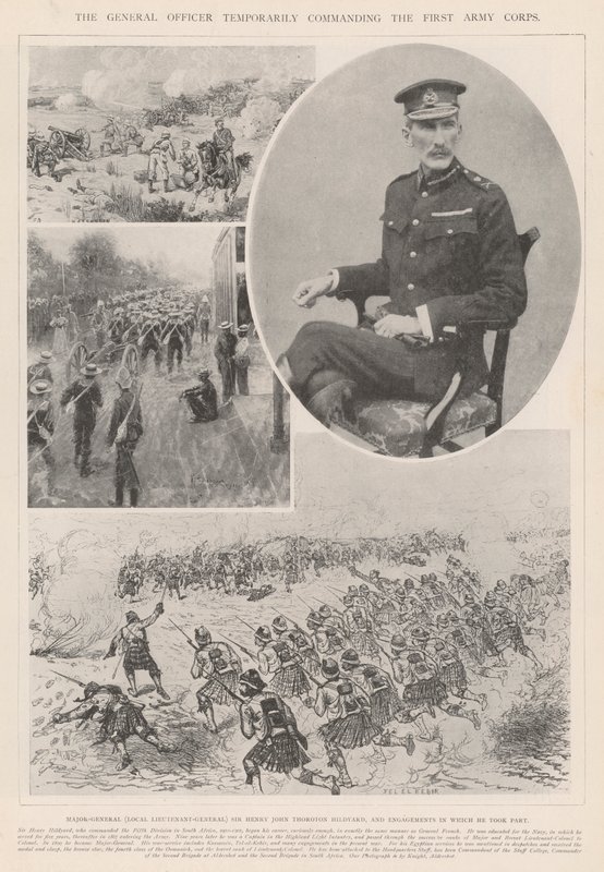 Generaloffiseren som midlertidig kommanderte First Army Corps av Frank Dadd