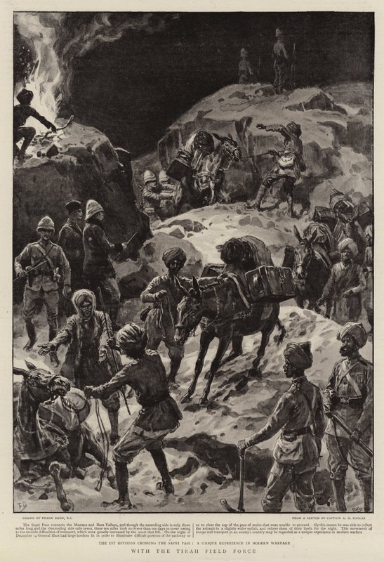 Med Tirah Field Force av Frank Dadd