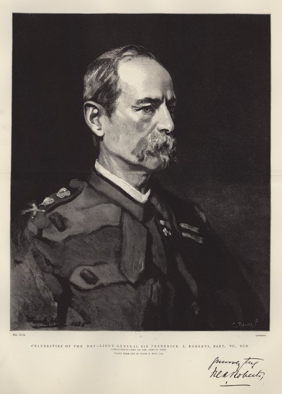 Dagens kjendiser, generalløytnant Sir Frederick S Roberts, Baronet, VC, GCB av Frank Holl