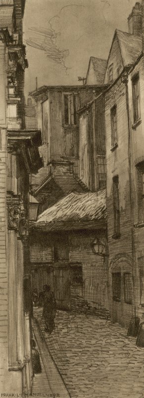 Milford Lane, Strand (gravering) av Frank Lewis Emanuel