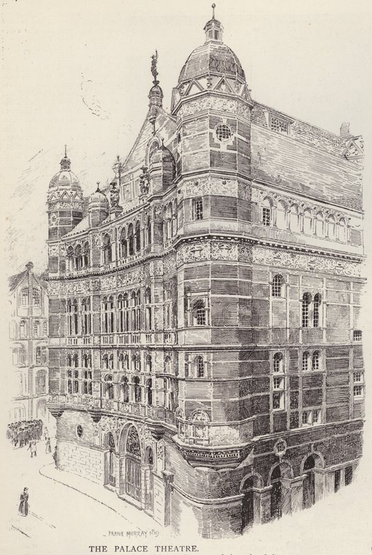 Palace Theatre, London (litho) av Frank Murray