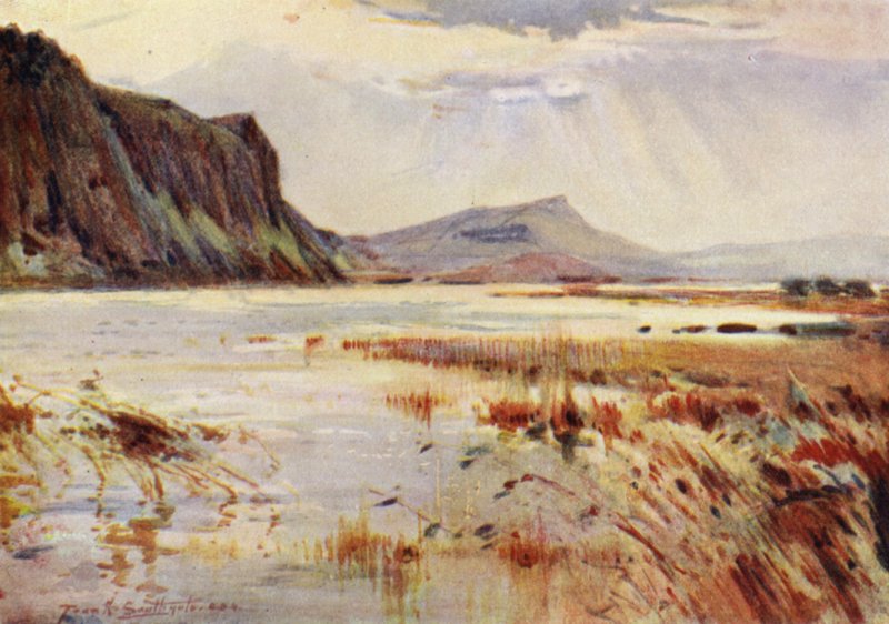 Crag Lough (farge litho) av Frank Southgate