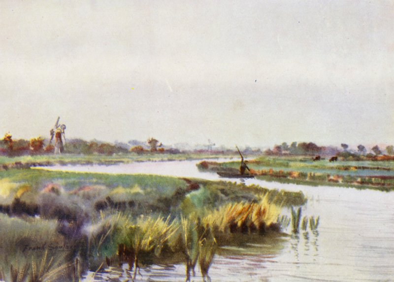 Norfolk Broads: Above Wayford Bridge on the Ant av Frank Southgate