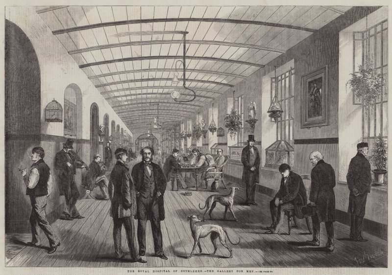 Royal Hospital of Bethlehem, Gallery for Men av Frank Vizetelly