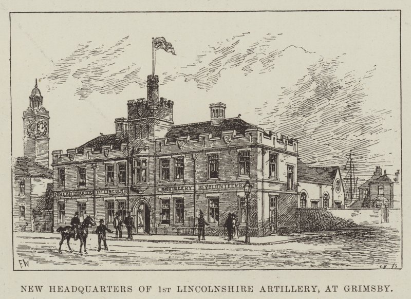 Nytt hovedkvarter for 1st Lincolnshire Artillery, i Grimsby av Frank Watkins