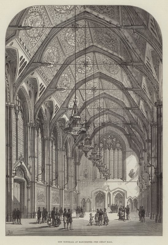 Nytt rådhus i Manchester, Great Hall av Frank Watkins