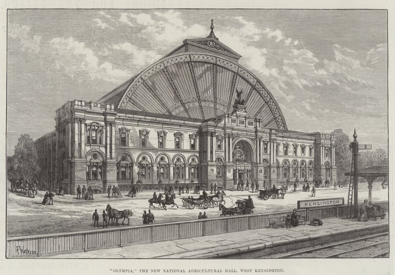 Olympia, New National Agricultural Hall, West Kensington av Frank Watkins
