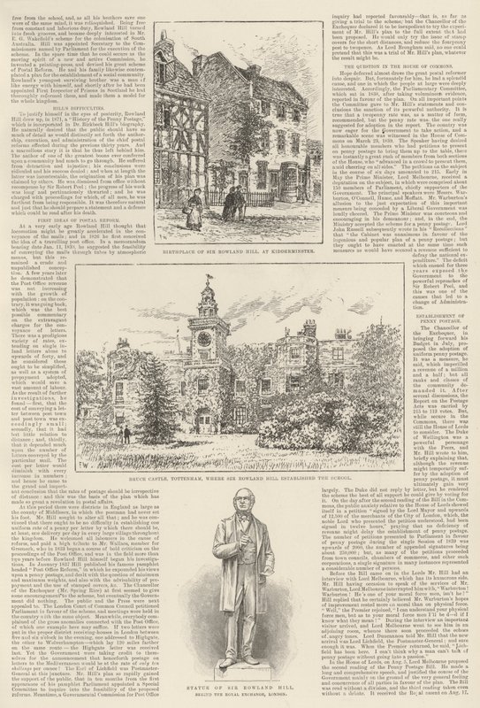 Sir Rowland Hill og Penny Porto, et minneverdig jubileum av Frank Watkins