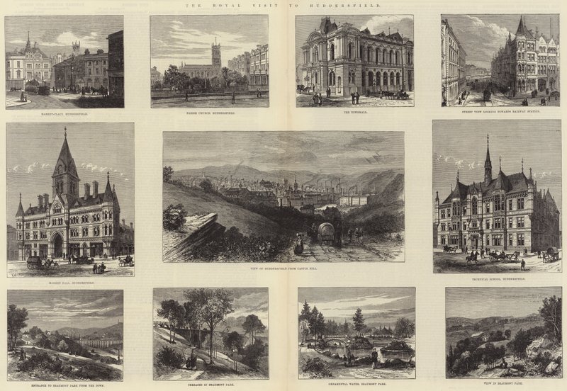 Det kongelige besøket i Huddersfield av Frank Watkins