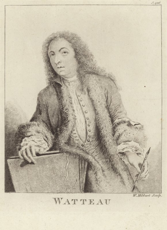 Jean Antoine Watteau , fransk maler av François Boucher