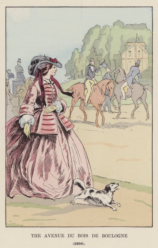 Avenue i Bois de Boulogne, 1856 av François Courboin