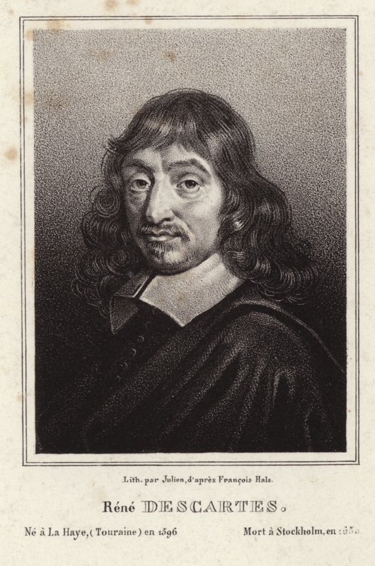 Portrett av Rene Descartes av Frans Hals