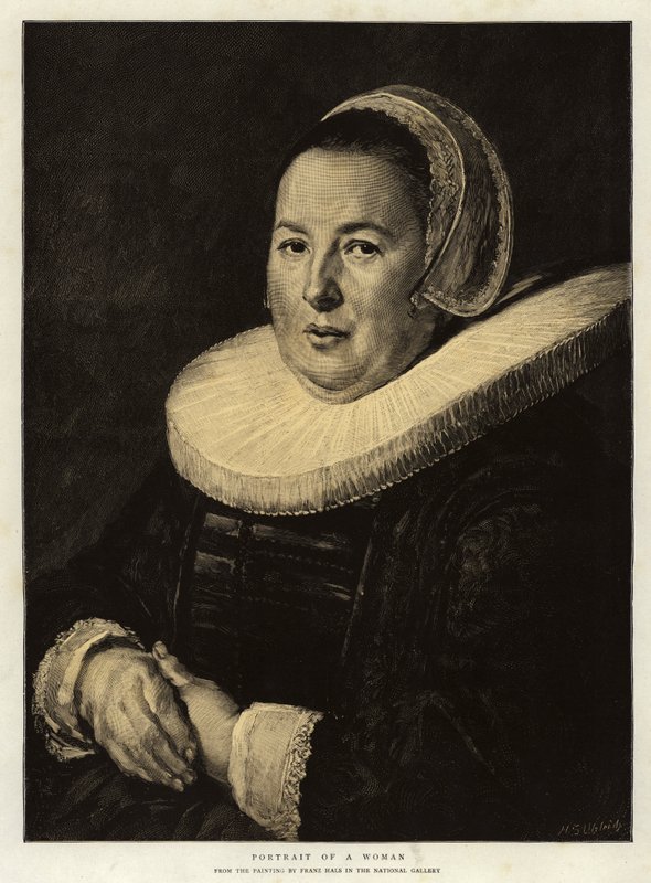 Portrett av en kvinne av Frans Hals