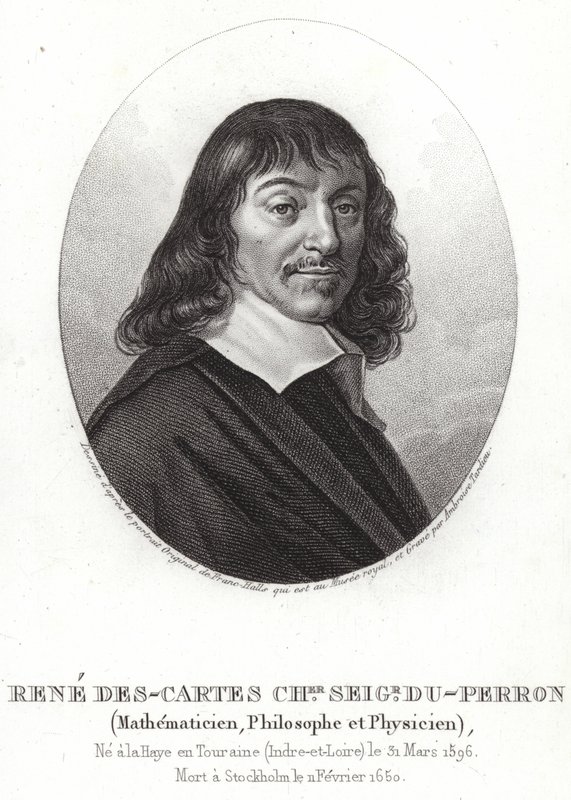 René Descartes av Frans Hals