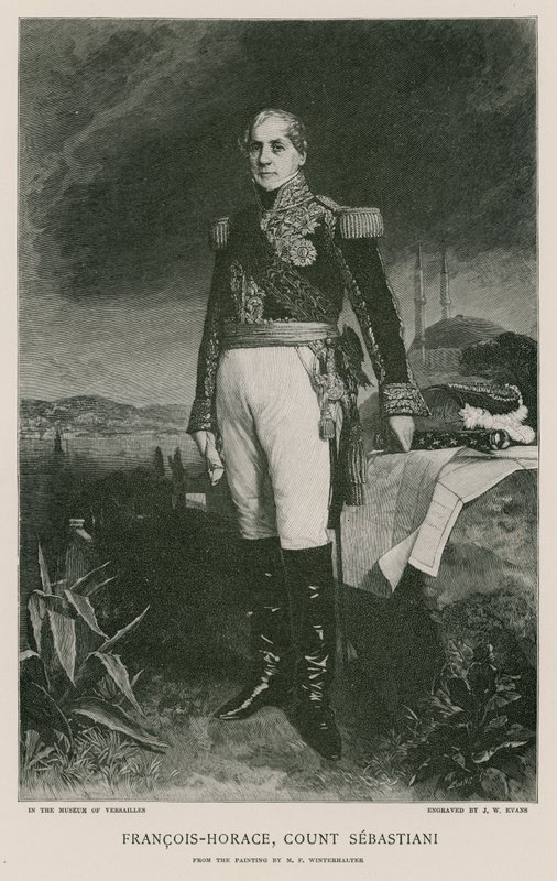 Horace Francois Bastien Sebastiani fra La Porta av Franz Xaver Winterhalter