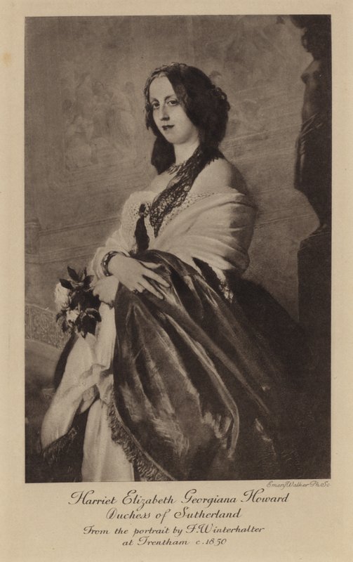 Lady Harriet Elizabeth Georgiana Howard (gravyr) av Franz Xaver Winterhalter