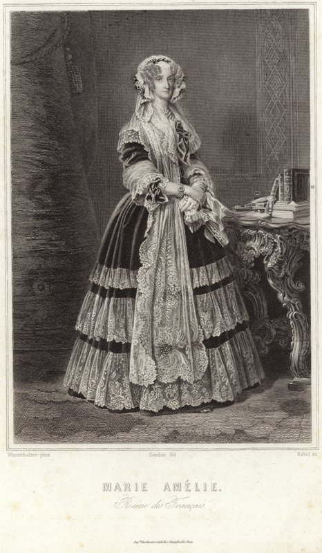 Maria Amalia fra Napoli og Sicilia av Franz Xaver Winterhalter