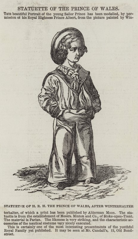 Statuett av HKH Prinsen av Wales av Franz Xaver Winterhalter