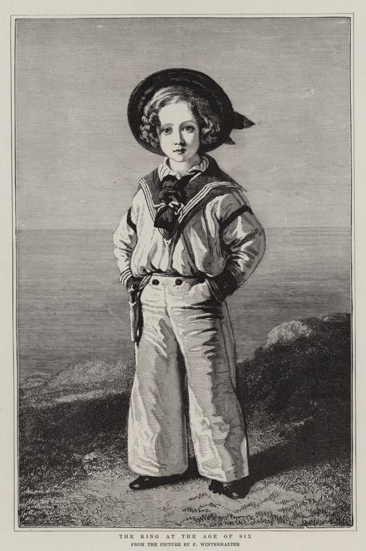 Kongen i en alder av seks av Franz Xaver Winterhalter