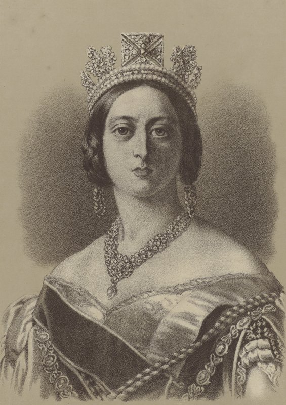 Dronning Victoria av Franz Xaver after Winterhalter