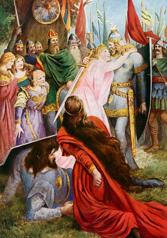 Lohengrin, akt I scene iii av Fred Leeke