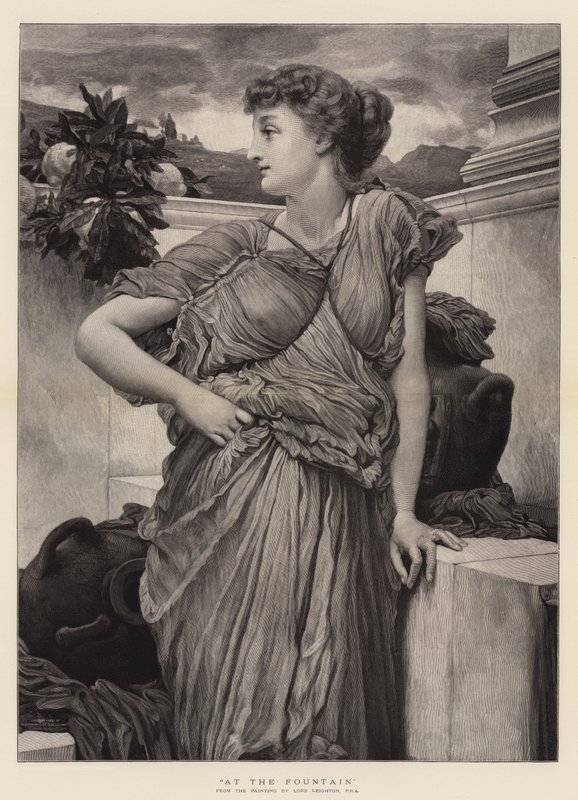 Ved fontenen av Frederic Leighton