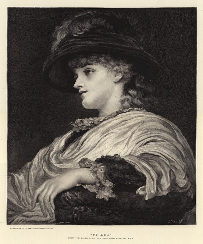 Phoebe av Frederic Leighton