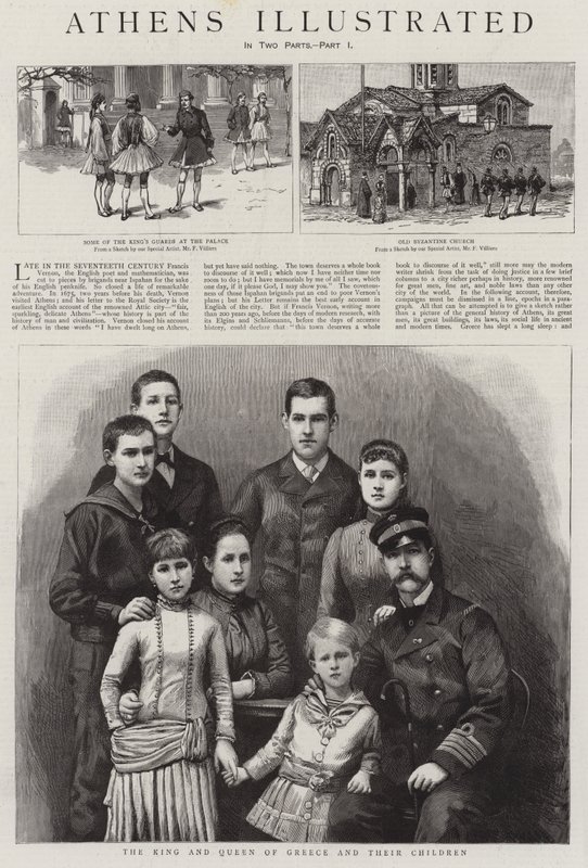 Athen illustrert av Frederic Villiers