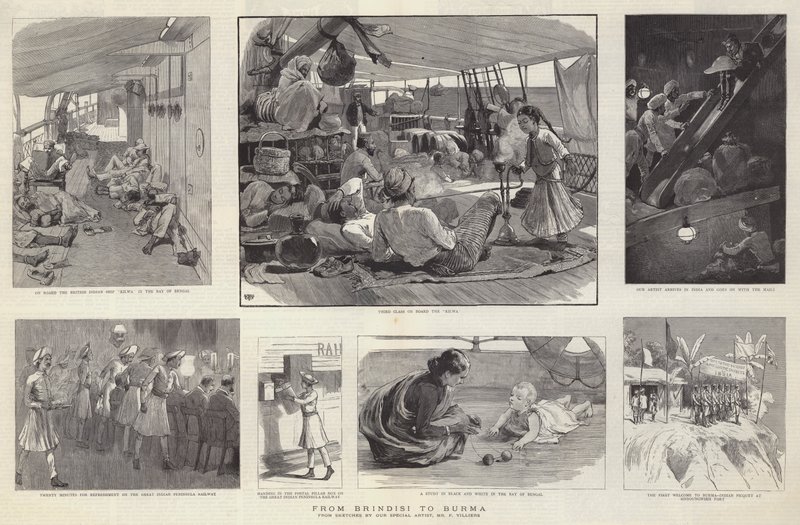 Fra Brindisi til Burma av Frederic Villiers