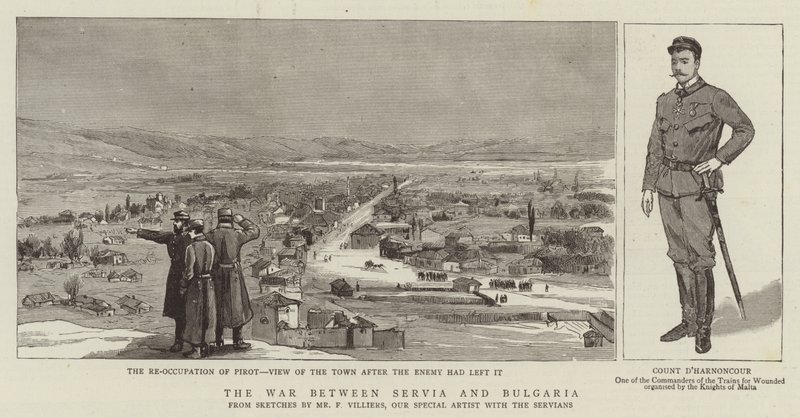 Krigen mellom Serbia og Bulgaria av Frederic Villiers