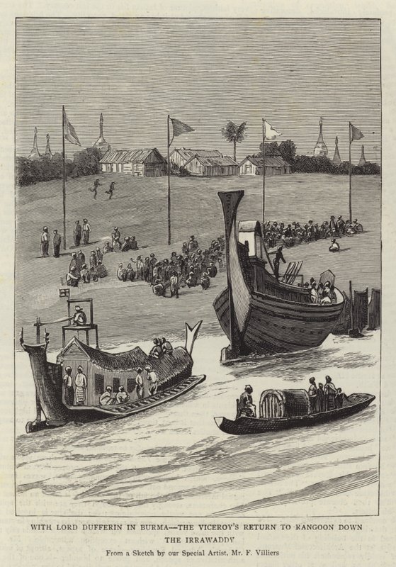 Med Lord Dufferin i Burma, Viceroy