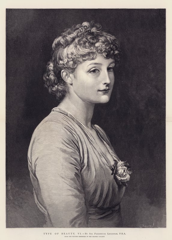 Type skjønnhet, VI av Frederic Leighton