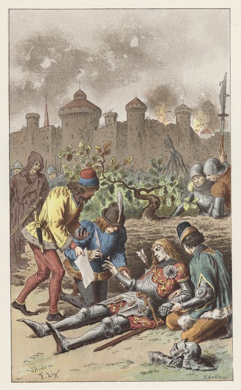 Dette er den store hertugen av Maine (farge litho) av Frederic Theodore (after) Lix