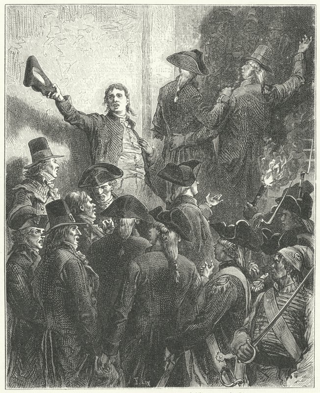 Girondins undergang av Frederic Theodore (after) Lix